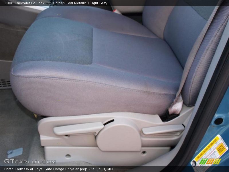 Golden Teal Metallic / Light Gray 2008 Chevrolet Equinox LT