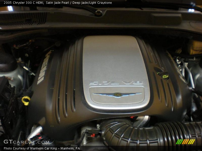 Satin Jade Pearl / Deep Jade/Light Graystone 2005 Chrysler 300 C HEMI