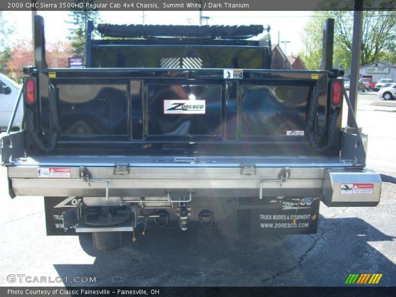 Summit White / Dark Titanium 2009 GMC Sierra 3500HD Regular Cab 4x4 Chassis