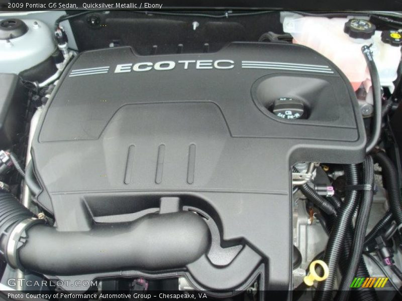 Quicksilver Metallic / Ebony 2009 Pontiac G6 Sedan