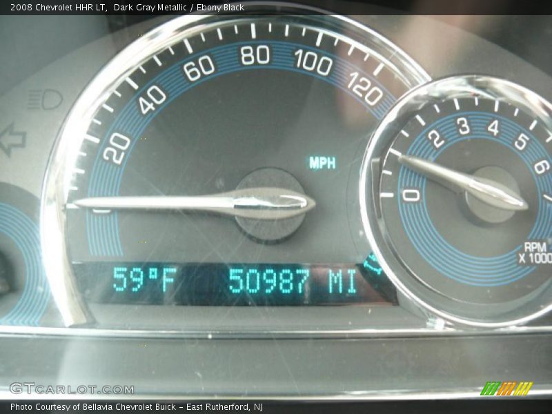 Dark Gray Metallic / Ebony Black 2008 Chevrolet HHR LT