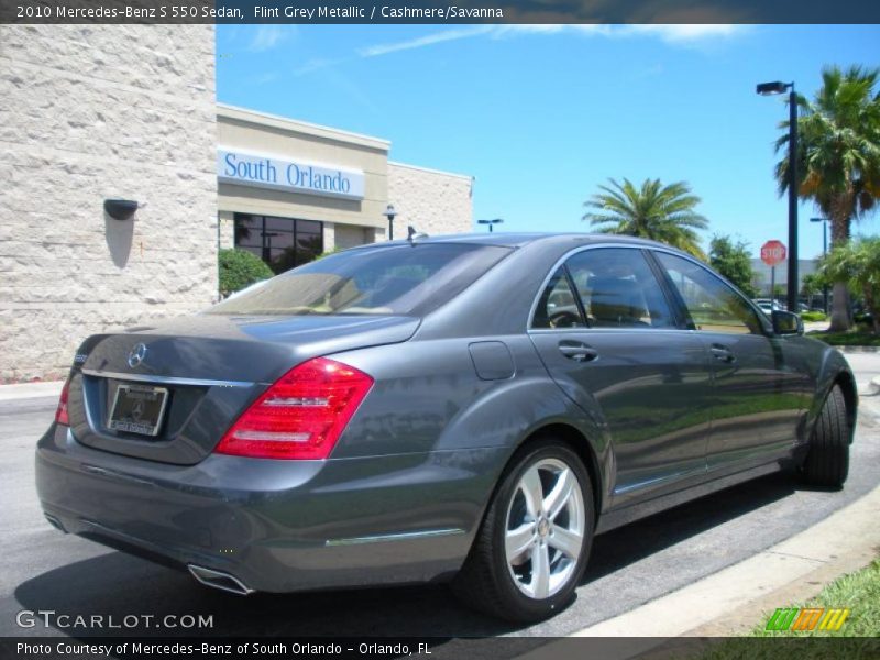 Flint Grey Metallic / Cashmere/Savanna 2010 Mercedes-Benz S 550 Sedan