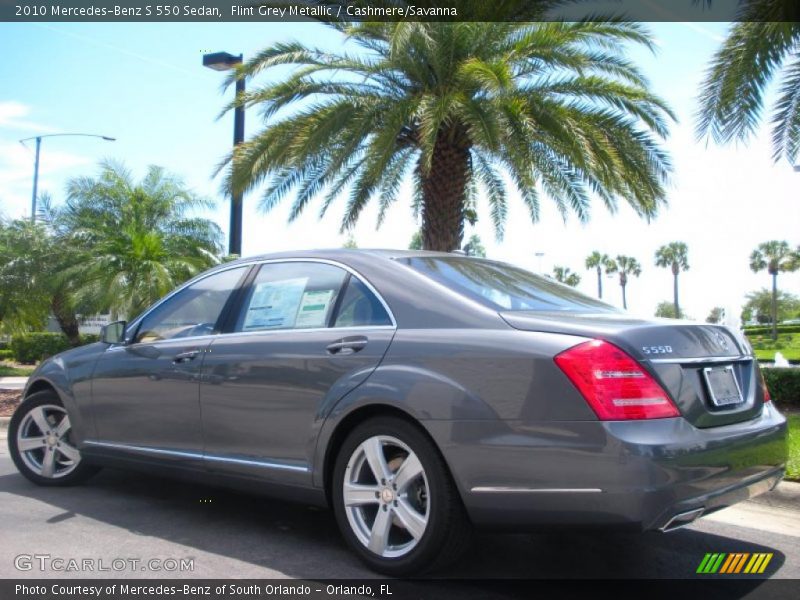 Flint Grey Metallic / Cashmere/Savanna 2010 Mercedes-Benz S 550 Sedan