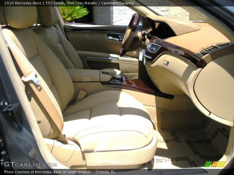 Flint Grey Metallic / Cashmere/Savanna 2010 Mercedes-Benz S 550 Sedan