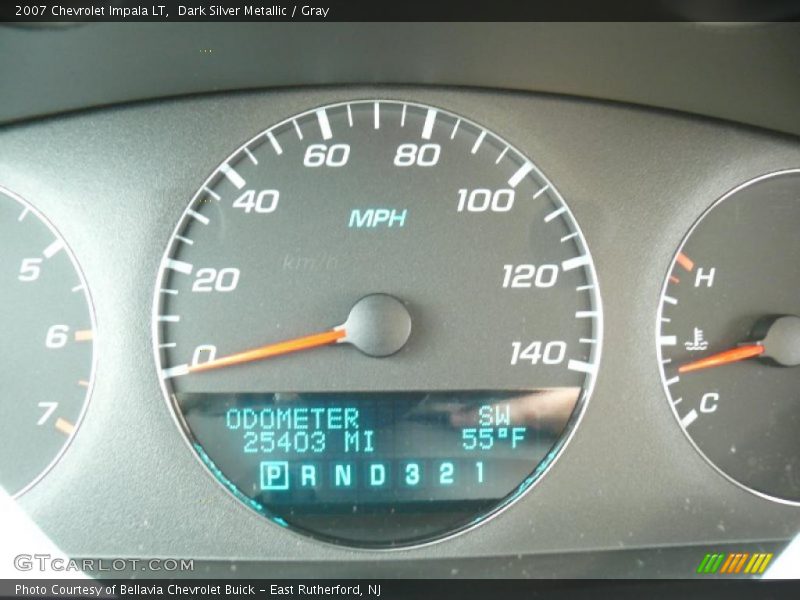 Dark Silver Metallic / Gray 2007 Chevrolet Impala LT
