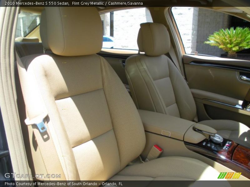 Flint Grey Metallic / Cashmere/Savanna 2010 Mercedes-Benz S 550 Sedan