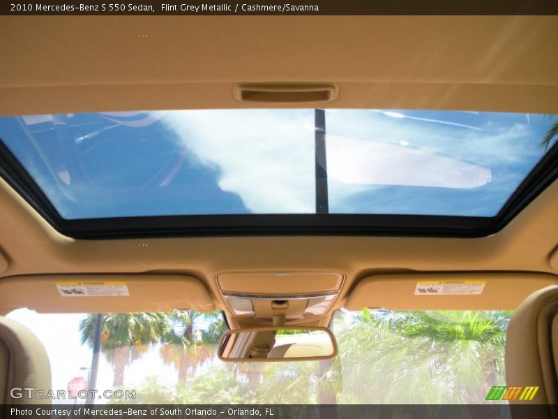 Flint Grey Metallic / Cashmere/Savanna 2010 Mercedes-Benz S 550 Sedan