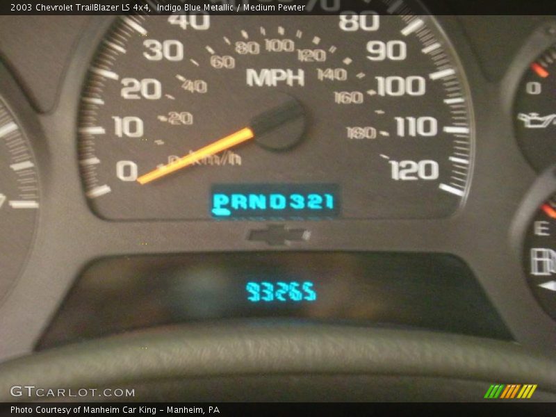 Indigo Blue Metallic / Medium Pewter 2003 Chevrolet TrailBlazer LS 4x4