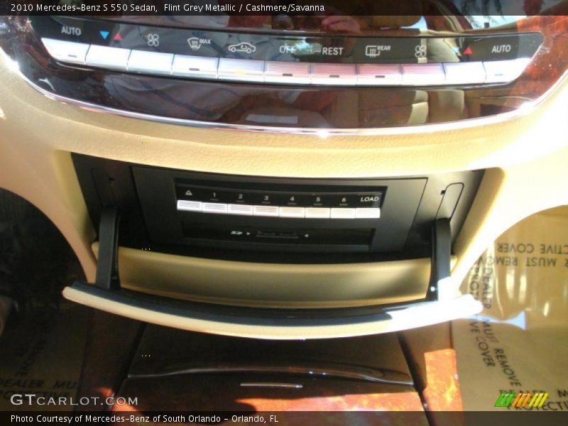 Flint Grey Metallic / Cashmere/Savanna 2010 Mercedes-Benz S 550 Sedan