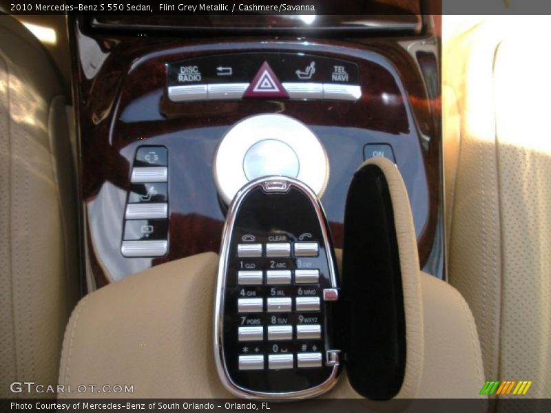 Flint Grey Metallic / Cashmere/Savanna 2010 Mercedes-Benz S 550 Sedan