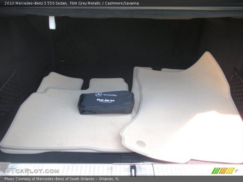 Flint Grey Metallic / Cashmere/Savanna 2010 Mercedes-Benz S 550 Sedan