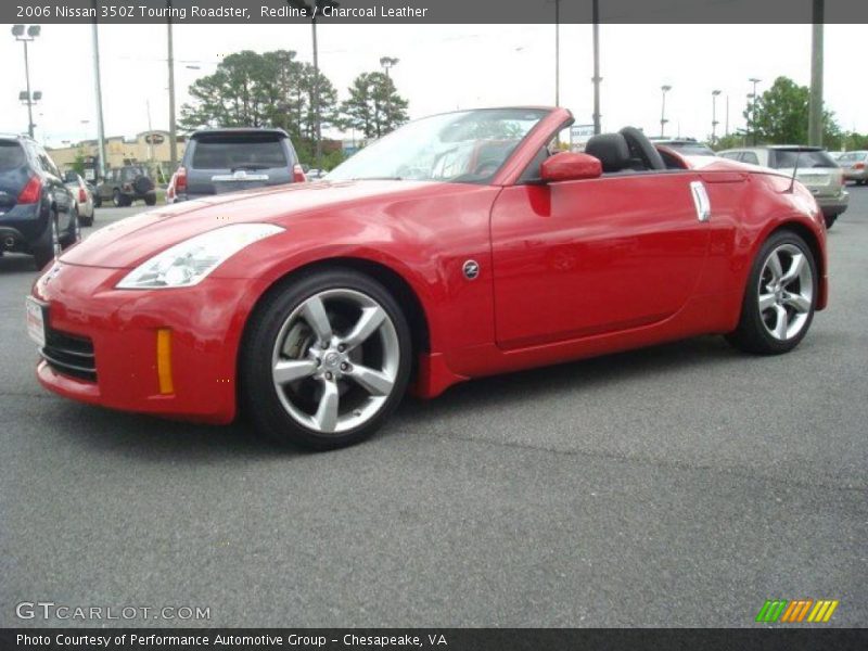 Redline / Charcoal Leather 2006 Nissan 350Z Touring Roadster
