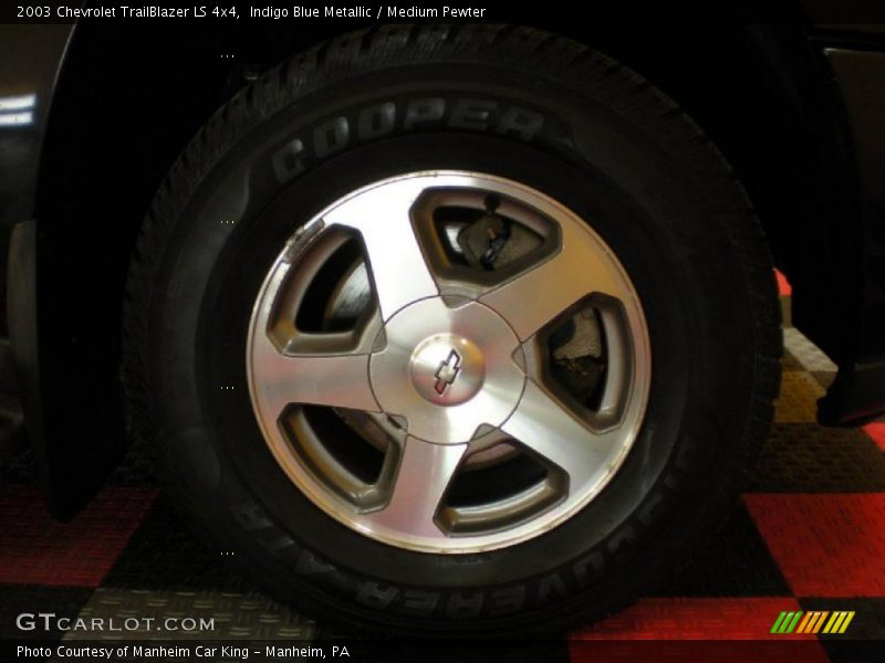 Indigo Blue Metallic / Medium Pewter 2003 Chevrolet TrailBlazer LS 4x4