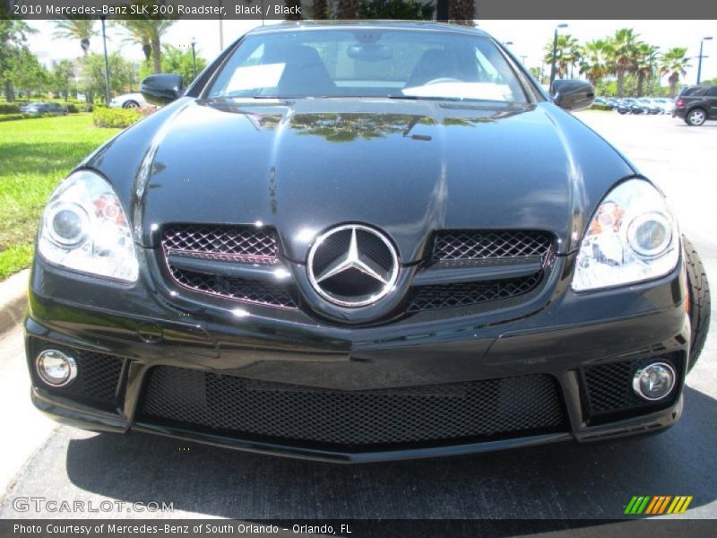 Black / Black 2010 Mercedes-Benz SLK 300 Roadster