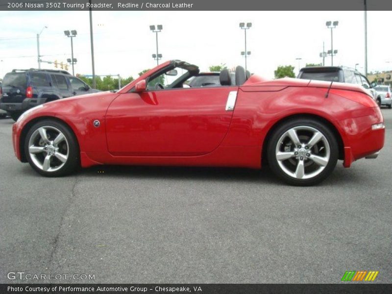 Redline / Charcoal Leather 2006 Nissan 350Z Touring Roadster