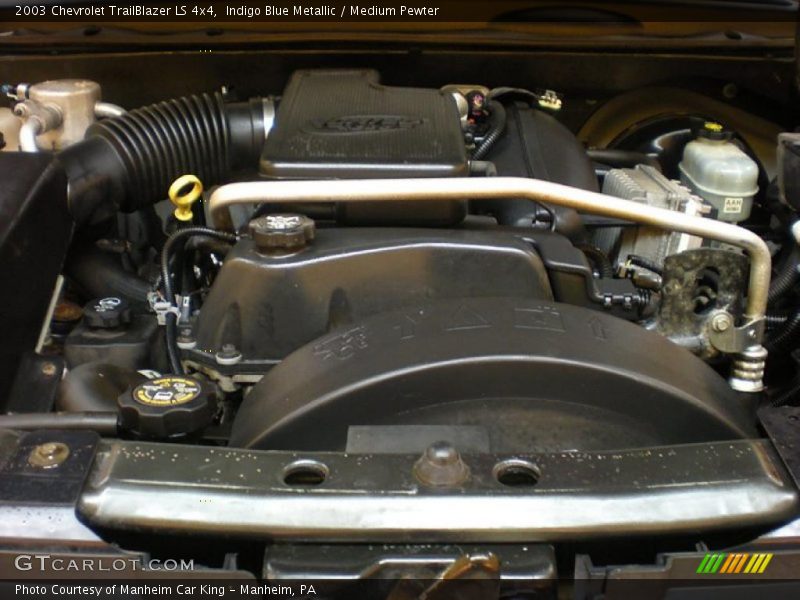 Indigo Blue Metallic / Medium Pewter 2003 Chevrolet TrailBlazer LS 4x4