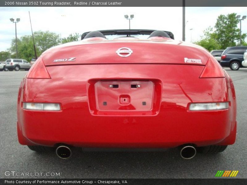 Redline / Charcoal Leather 2006 Nissan 350Z Touring Roadster