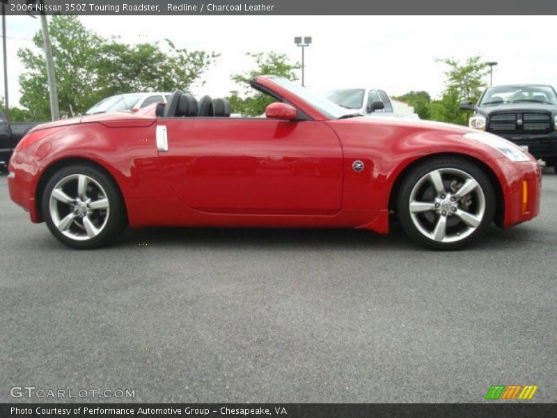 Redline / Charcoal Leather 2006 Nissan 350Z Touring Roadster