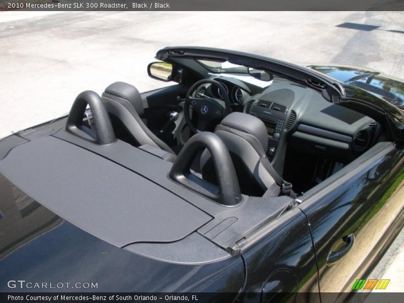 Black / Black 2010 Mercedes-Benz SLK 300 Roadster