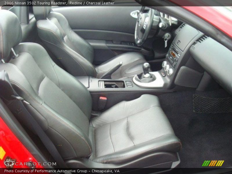 Redline / Charcoal Leather 2006 Nissan 350Z Touring Roadster