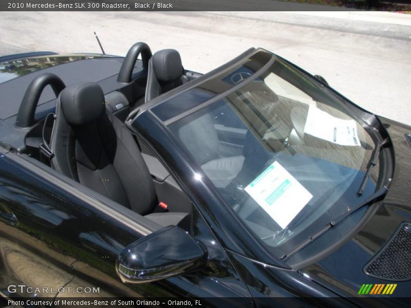 Black / Black 2010 Mercedes-Benz SLK 300 Roadster
