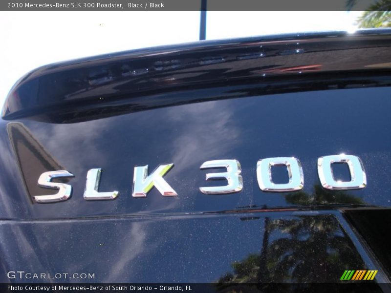 Black / Black 2010 Mercedes-Benz SLK 300 Roadster