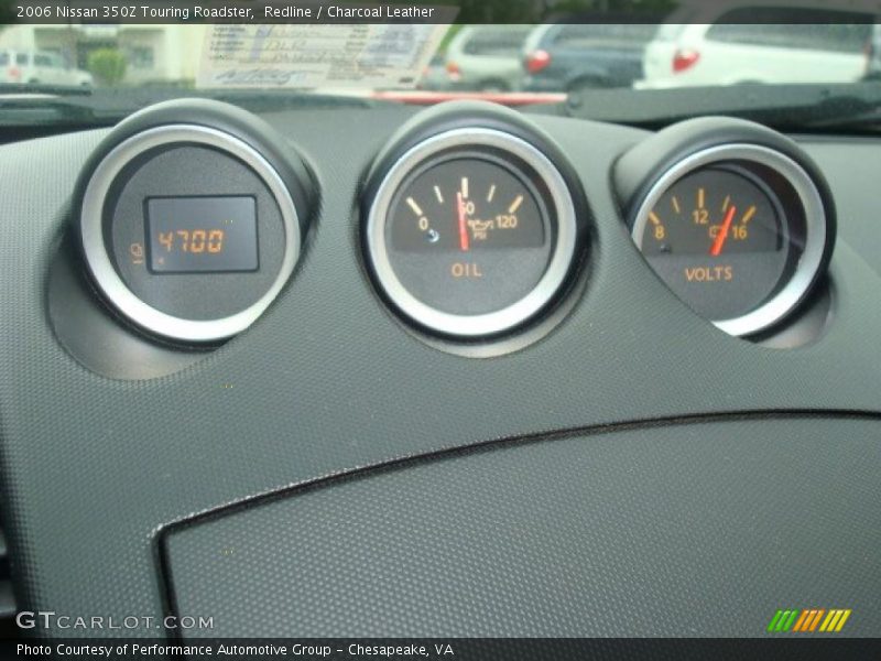 Redline / Charcoal Leather 2006 Nissan 350Z Touring Roadster