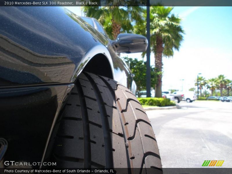 Black / Black 2010 Mercedes-Benz SLK 300 Roadster