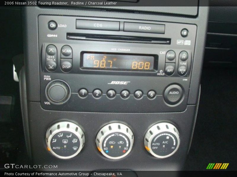 Redline / Charcoal Leather 2006 Nissan 350Z Touring Roadster