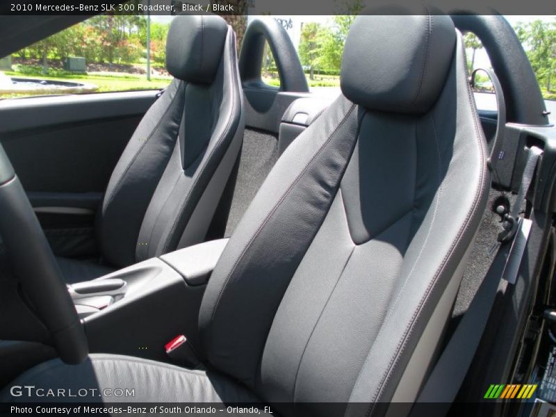 Black / Black 2010 Mercedes-Benz SLK 300 Roadster