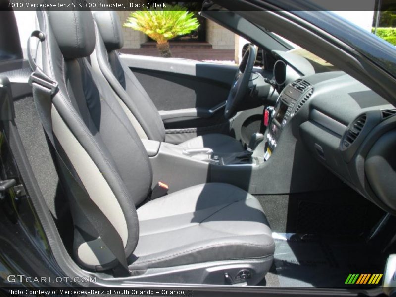 Black / Black 2010 Mercedes-Benz SLK 300 Roadster