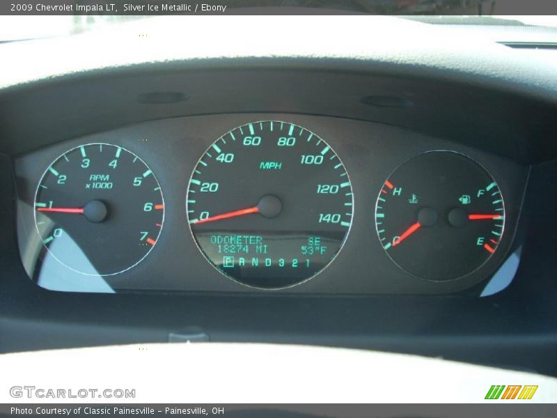 Silver Ice Metallic / Ebony 2009 Chevrolet Impala LT