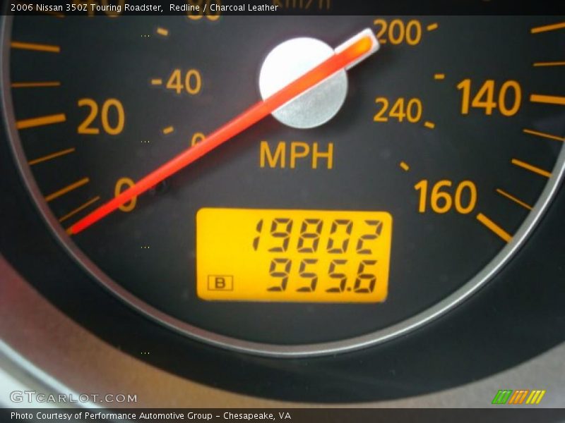 Redline / Charcoal Leather 2006 Nissan 350Z Touring Roadster