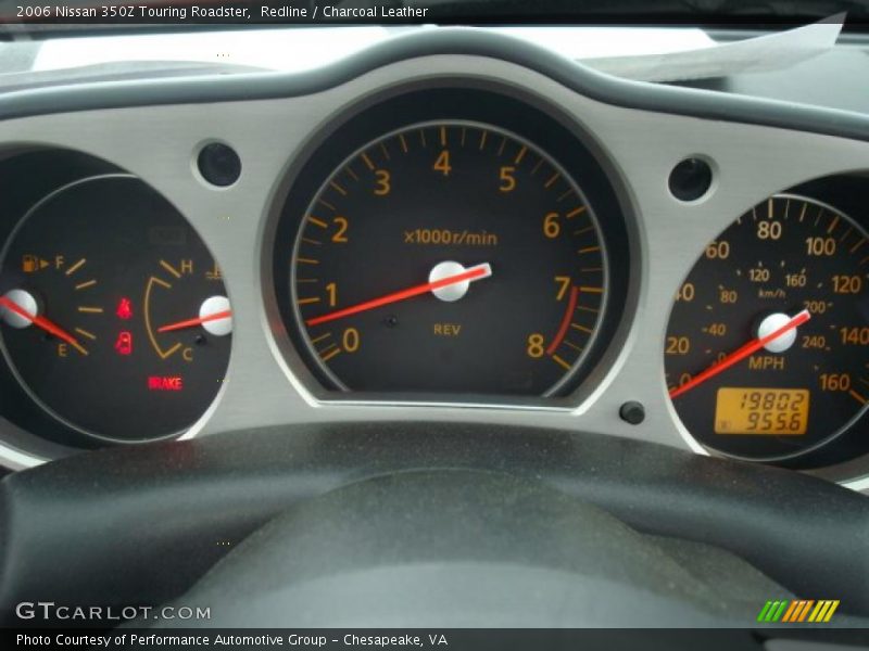 Redline / Charcoal Leather 2006 Nissan 350Z Touring Roadster