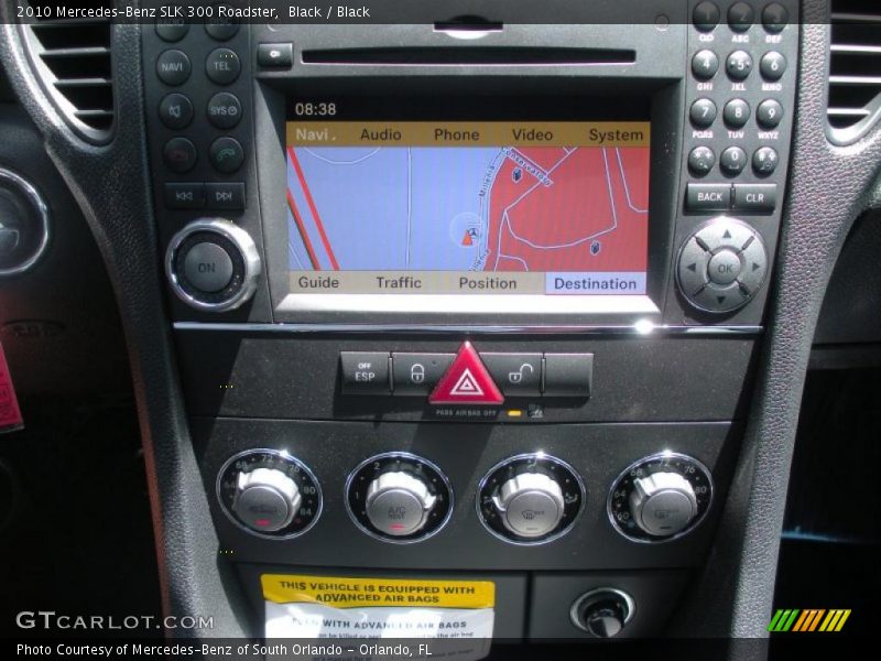Black / Black 2010 Mercedes-Benz SLK 300 Roadster