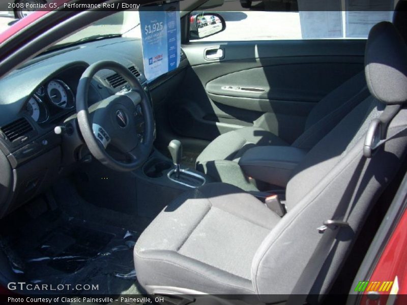 Performance Red / Ebony 2008 Pontiac G5