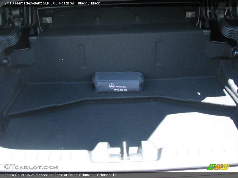 Black / Black 2010 Mercedes-Benz SLK 300 Roadster