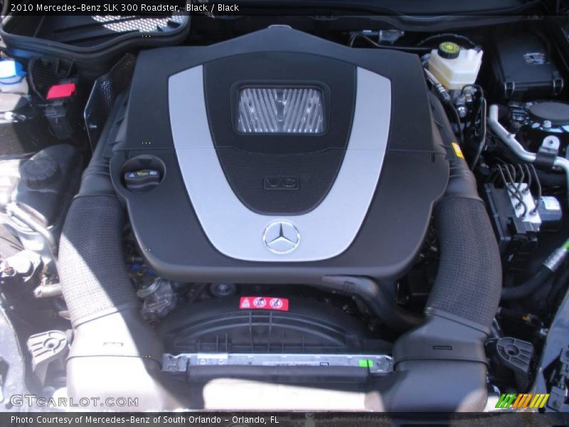 Black / Black 2010 Mercedes-Benz SLK 300 Roadster