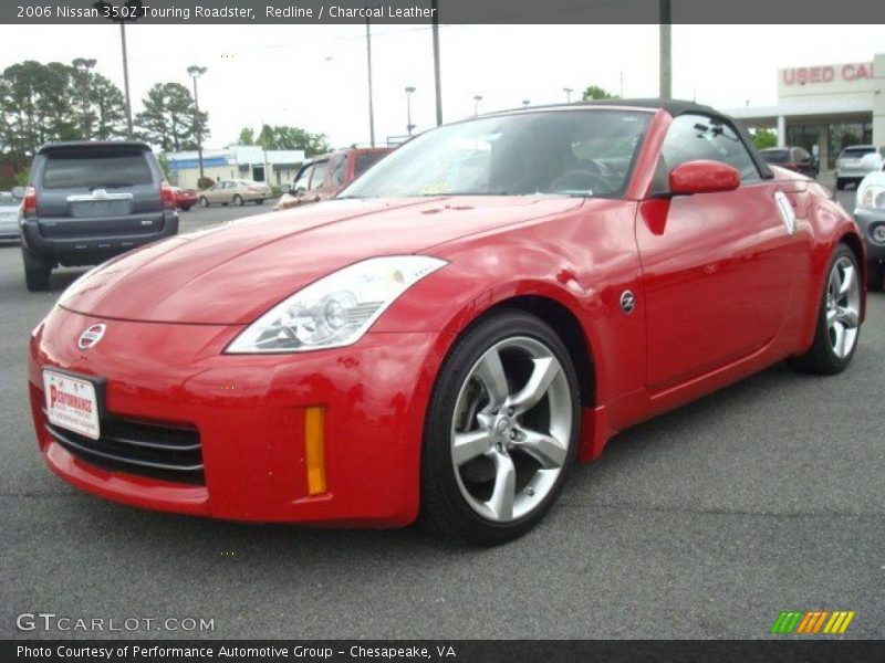 Redline / Charcoal Leather 2006 Nissan 350Z Touring Roadster