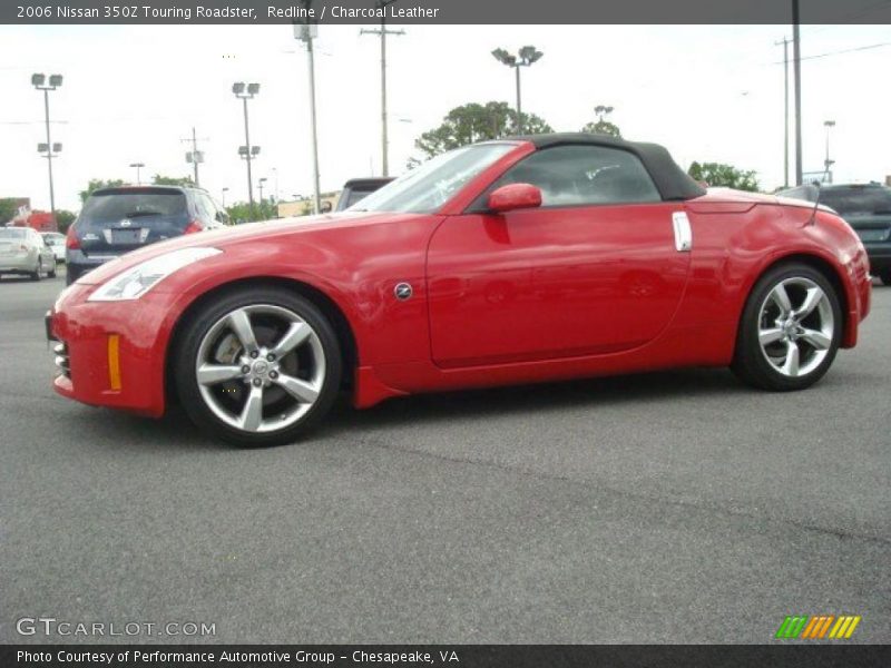 Redline / Charcoal Leather 2006 Nissan 350Z Touring Roadster