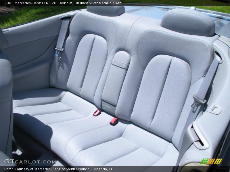 Brilliant Silver Metallic / Ash 2002 Mercedes-Benz CLK 320 Cabriolet