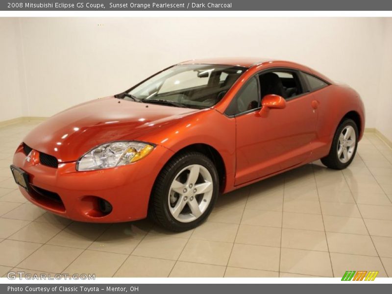 Sunset Orange Pearlescent / Dark Charcoal 2008 Mitsubishi Eclipse GS Coupe
