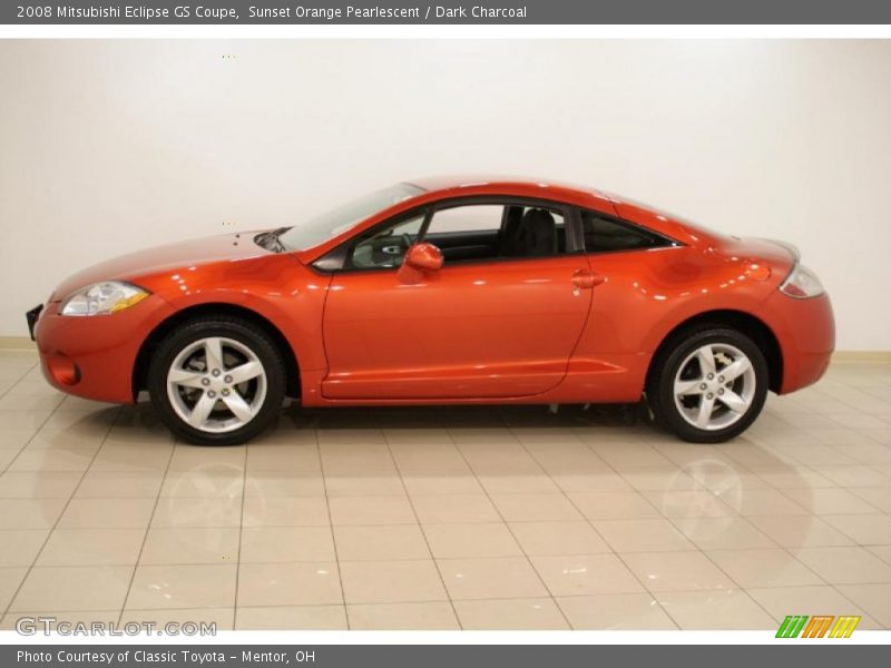 Sunset Orange Pearlescent / Dark Charcoal 2008 Mitsubishi Eclipse GS Coupe