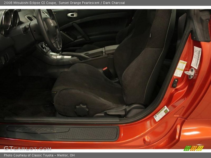 Sunset Orange Pearlescent / Dark Charcoal 2008 Mitsubishi Eclipse GS Coupe