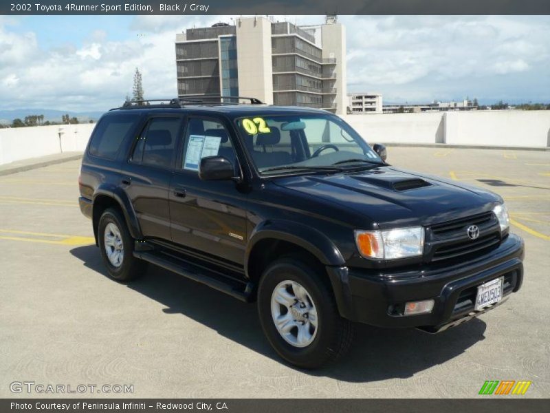 Black / Gray 2002 Toyota 4Runner Sport Edition