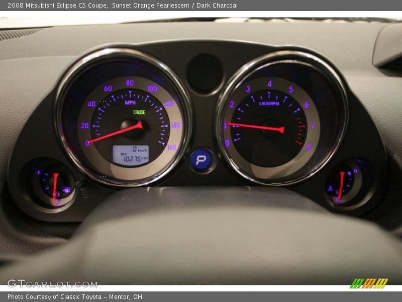 Sunset Orange Pearlescent / Dark Charcoal 2008 Mitsubishi Eclipse GS Coupe