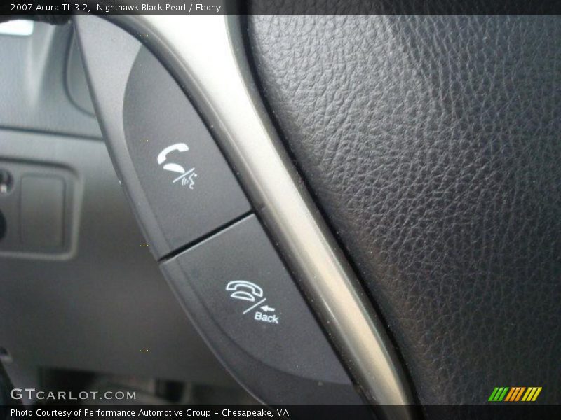Nighthawk Black Pearl / Ebony 2007 Acura TL 3.2