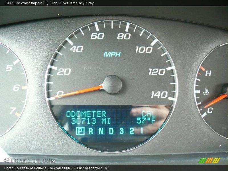 Dark Silver Metallic / Gray 2007 Chevrolet Impala LT