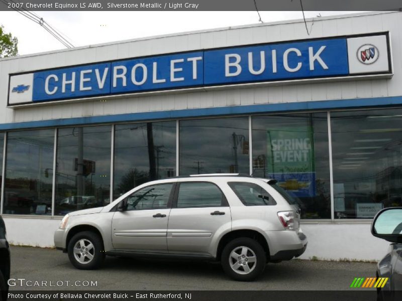 Silverstone Metallic / Light Gray 2007 Chevrolet Equinox LS AWD
