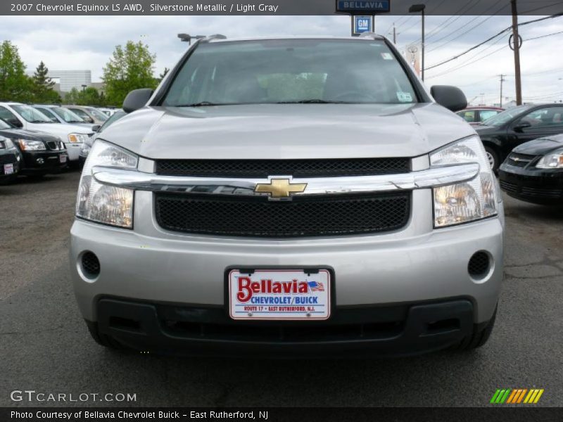 Silverstone Metallic / Light Gray 2007 Chevrolet Equinox LS AWD